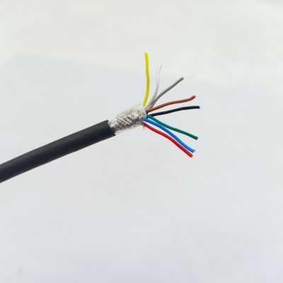 Goede prijs Hoogtemperatuur mini kabel afgeschermd sensor kabel 4 paar 0,12sqmm gevlochten SPC FEP TPE kabel Online