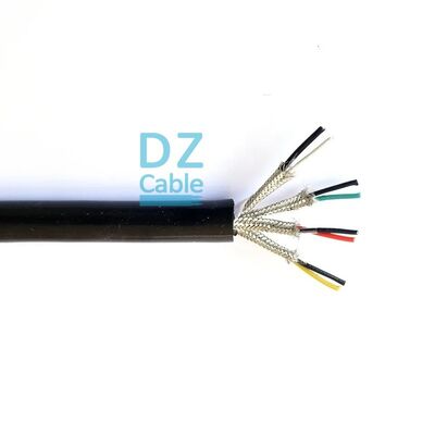 Goede prijs Meerdere paren individuele gevlochten afgeschermde FEP-computerkabel 4 paren 18AWG 450/750V TC/FEP/ISCR/silicon Online
